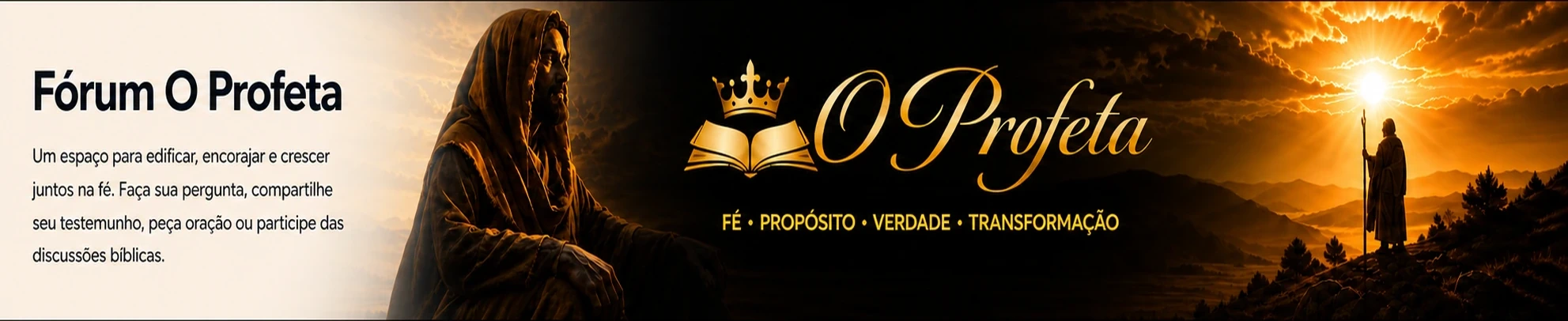 Fórum O Profeta: espaço para perguntas, testemunhos, pedidos de oração e discussões bíblicas