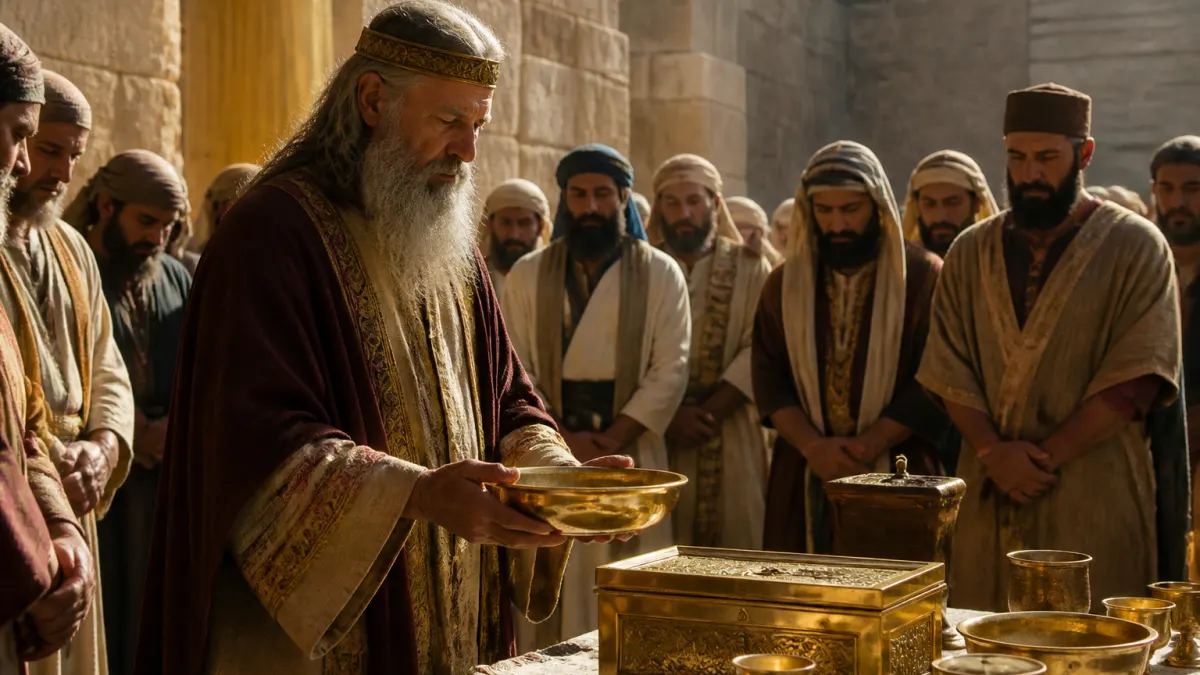 Explicação de 1 Crônicas 29 em estudo biblico no site O Profeta