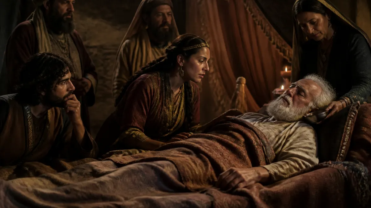 Explicação de 1 Reis 1 em estudo biblico no site O Profeta