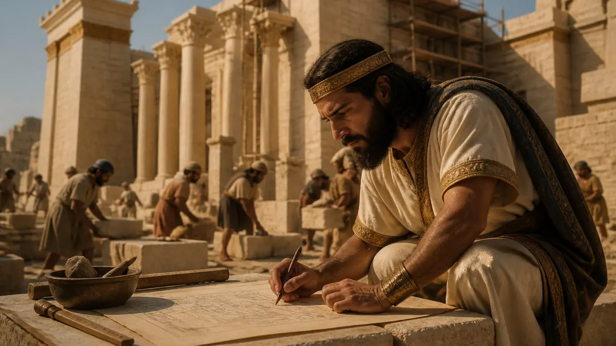 Explicação de 1 Reis 7 em estudo biblico no site O Profeta