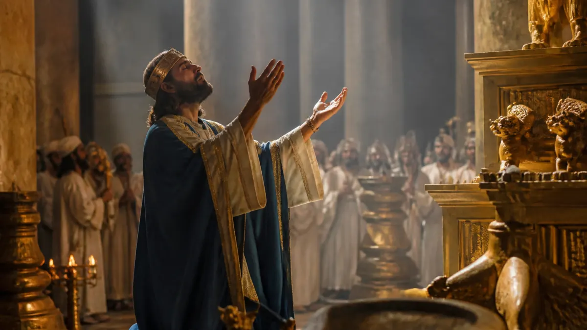 Explicação de 2 Crônicas 6 em estudo biblico no site O Profeta