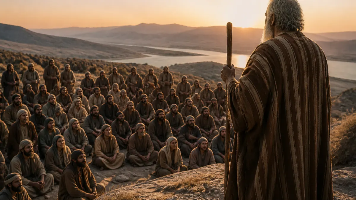 Explicação de Deuteronômio 1 em estudo biblico no site O Profeta
