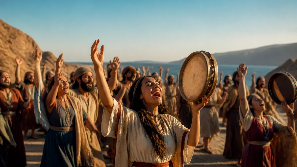 Explicação de Êxodo 15 em estudo biblico no site O Profeta