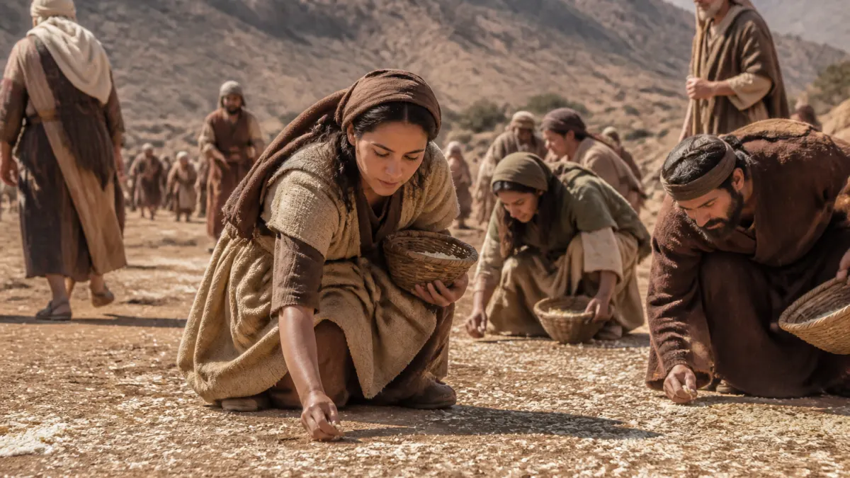 Explicação de Êxodo 16 em estudo biblico no site O Profeta