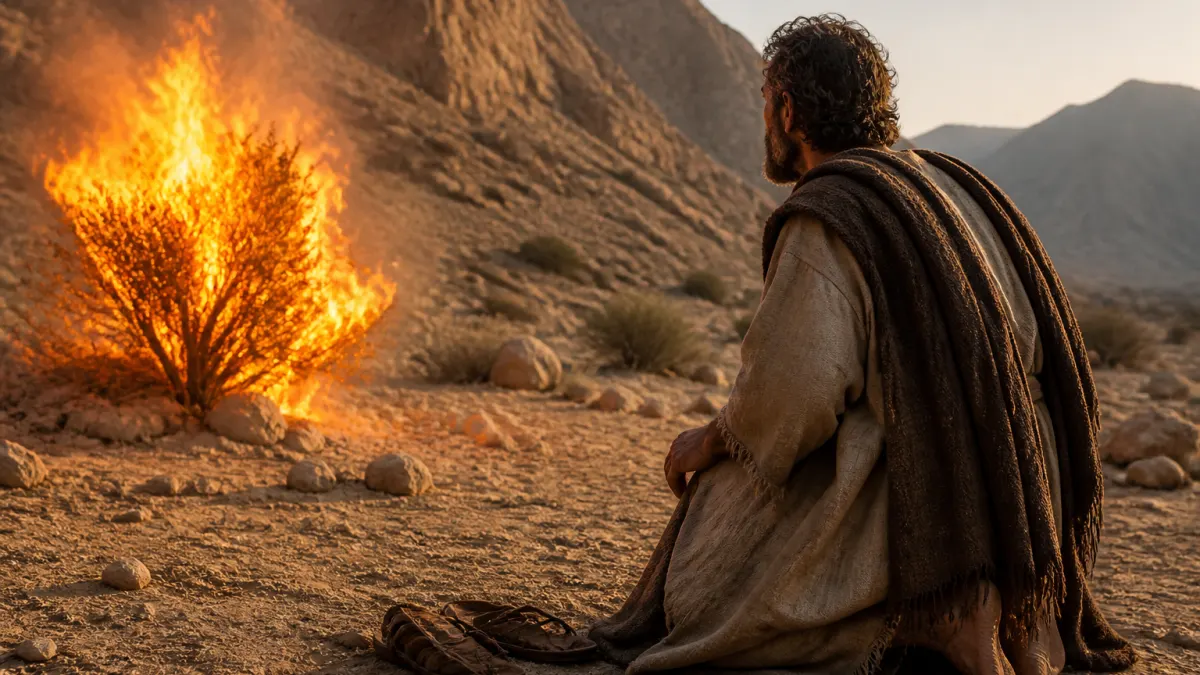 Explicação de Êxodo 3 em estudo biblico no site O Profeta