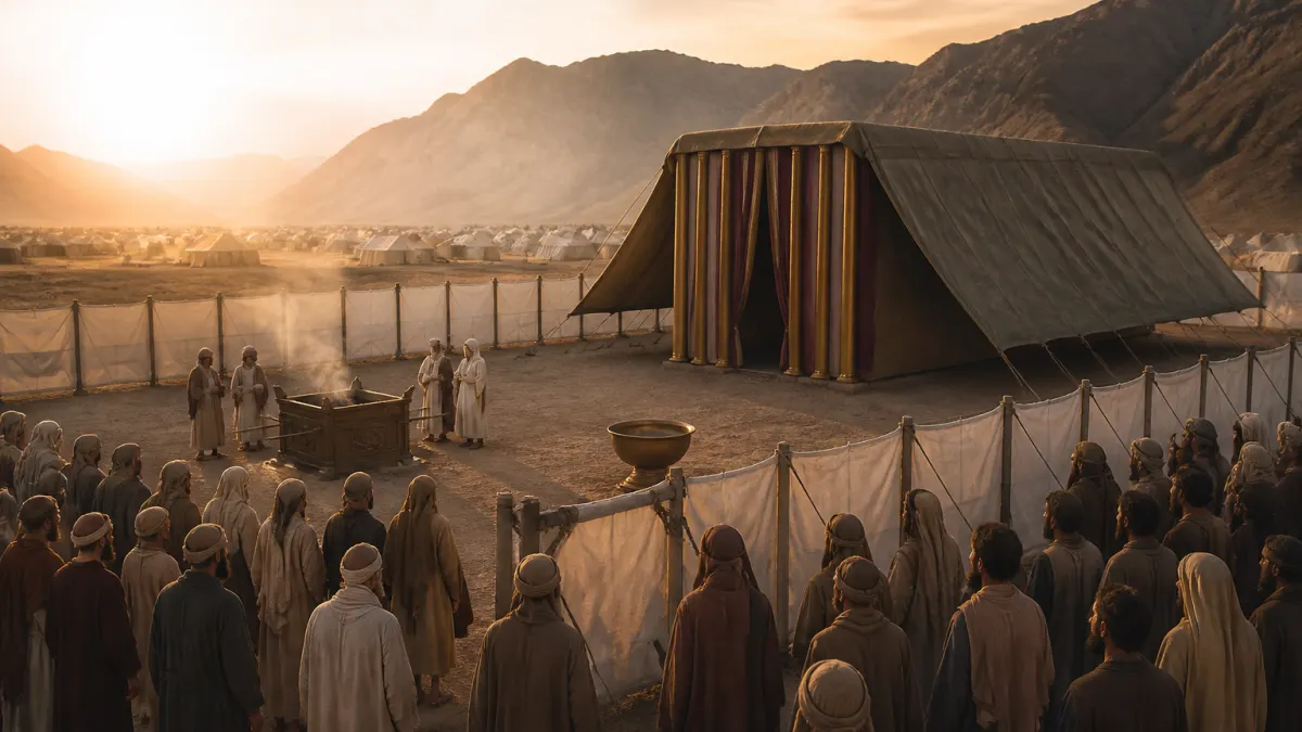 Explicação de Êxodo 40 em estudo biblico no site O Profeta
