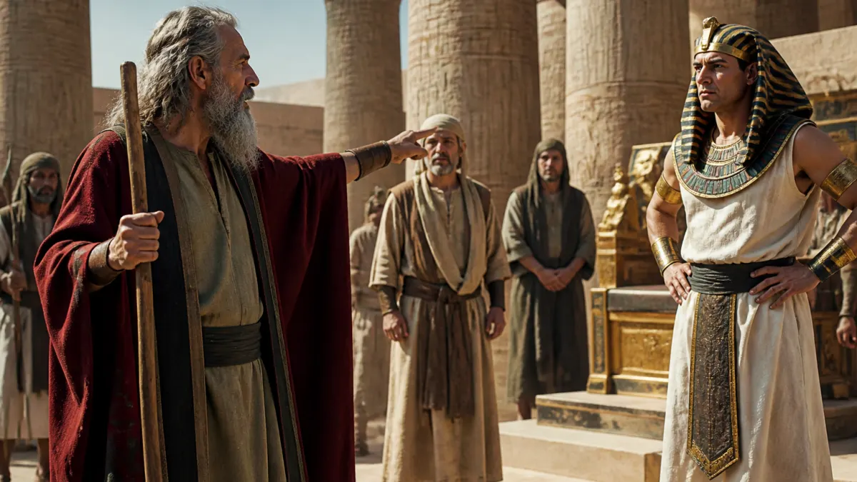 Explicação de Êxodo 7 em estudo biblico no site O Profeta