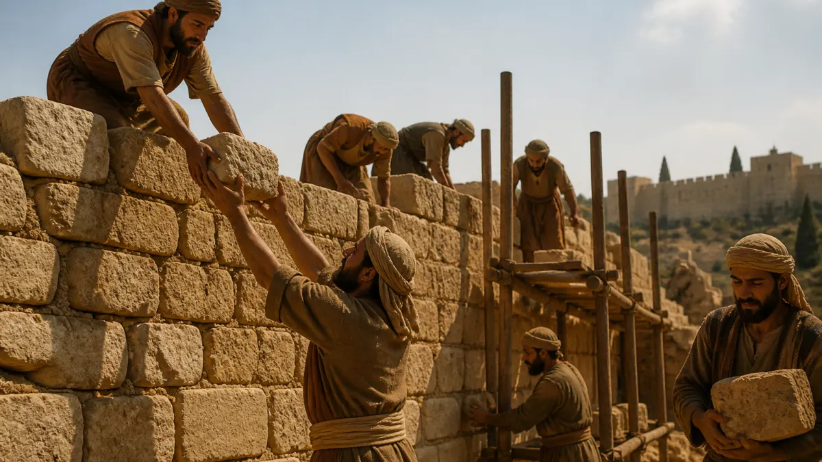 Explicação de Neemias 4 em estudo biblico no site O Profeta