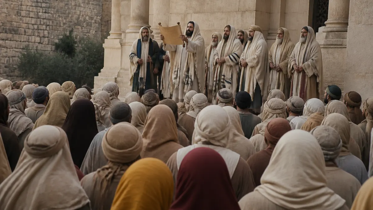 Explicação de Neemias 8 em estudo biblico no site O Profeta